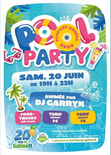 Pool Party à Parthenay